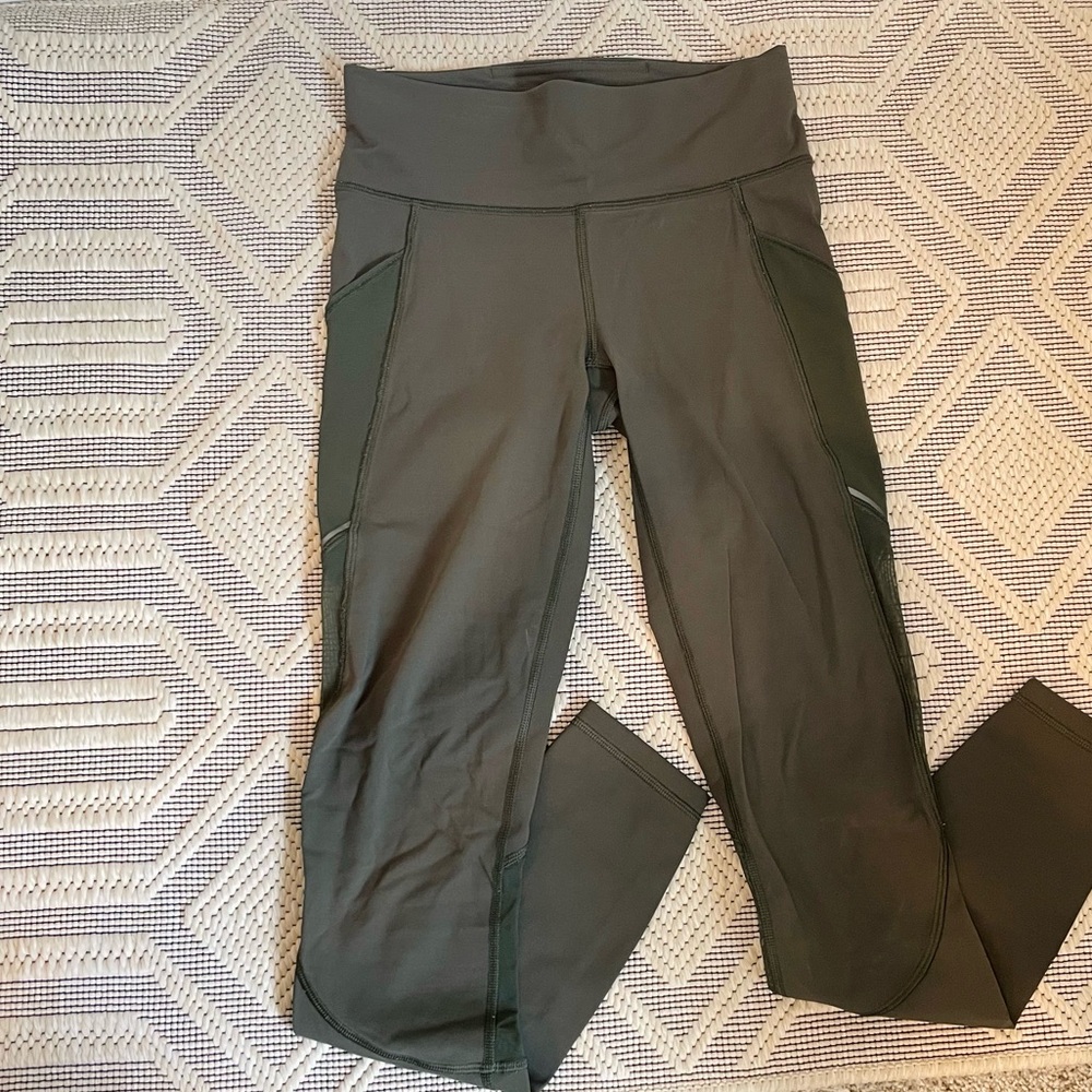 Lululemon Athletica Forest Green Training/Running Everyday Leggings